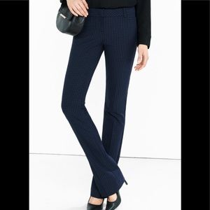 Black & blue checkered columnist pants